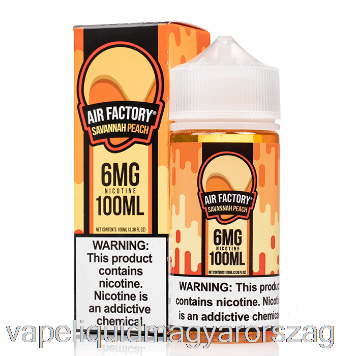 Szavanna Barack - Levegőgyári Szintetikus - 100ml 0mg Vape Toll